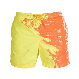 Maillots De Bain /à Couleurs Changeantes pour Homme Enfant,Shorts De Bain pour Homme Shorts De Plage Changeants Maillot De Bain D/ét/é De Sport Maillots De Bain /à Surf Short De Plage /à S/échage Rapide