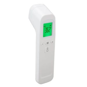 THERMOMÈTRE BÉBÉ Thermomètre frontal, thermomètre infrarouge sans contact avec alarme de fièvre, thermomètre numérique à fonction LCD 3 couleurs,135