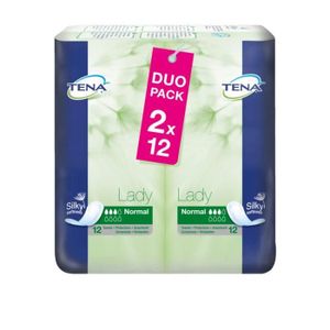 TENA Lady Normal 2X12 Serviettes TENA Lady Normal 2X12 Serviettes