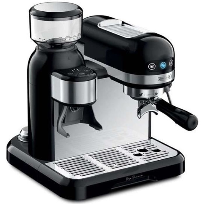 Machine à café à grains espresso broyeur automatique MELITTA ultra compact  - E950-544 - Noir Mat - Cdiscount Electroménager
