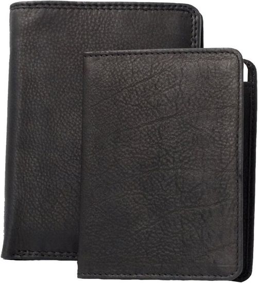 Portefeuille Homme YADOBIG Noir Fin - Protection RFID, Poche Monnaie Et 10-12 Cartes
