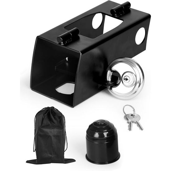 Antivol D'Embrayage ProPlus Pour Remorque/Caravane - Serrure Ronde Avec Cadenas, Acier Robuste