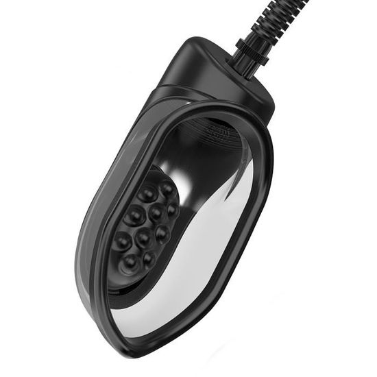 Sextoy Pompe Automatique Avec Langue Vibrante - Pour Clitoris, Seins, Zones érogènes 🔴
