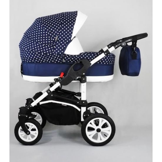 poussette chicco trio bleu marine
