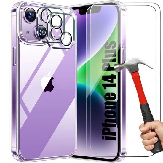 Coque TPU + 2 Protections écran Verre Trempé Pour SPC Discovery SE - Protection Totale Antichoc Et Anti-rayures !