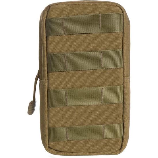 Poche Molle TRIWONDER Pochette Tactique MOLLE Horizontale Pour L' Administration - Sac à Outils EDC Militaire - Accessoire De Transport - Ceinture à Suspendre - Noir Pochette Molle Tactique
