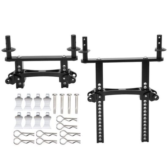 XUNJIAJIE Boîte de vitesses en aluminium noir pour voiture traxxas TRX4 T4 1/10 RC Crawler