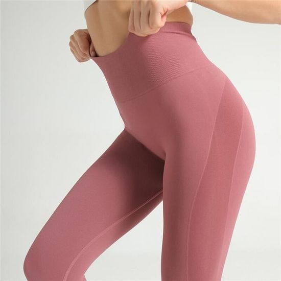 Generisch - Ensemble De Sport 2 Pièces Sans Coutures Pour Femme - Haut Court Et Short Taille Haute - Pour Fitness Et Yoga - 6