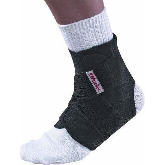Chevillère De Stabilisation ASO Med Spec - Taille XS, Noir - Soutien Cheville Sport, Confortable, Double Face (Gauche/Droite), Fabriquée Aux USA - 4