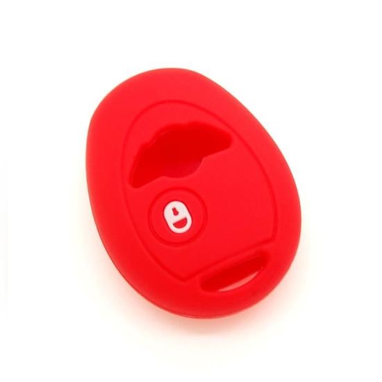 bordeaux Porte-cl/és en silicone bleu
