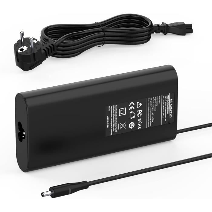 Chargeur Dell 130W Pour XPS 15 (9530, 9550, 9560, 9570, 7590) Et Precision - Neuf