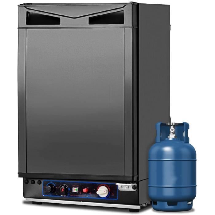 Frigo camping gaz, frigo trimixte 40l, 12v 220v gaz, réfrigérateur
