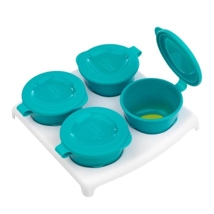 Tommee Tippee Pots De Congelation Avec Plateau X4 Cdiscount Puericulture Eveil Bebe