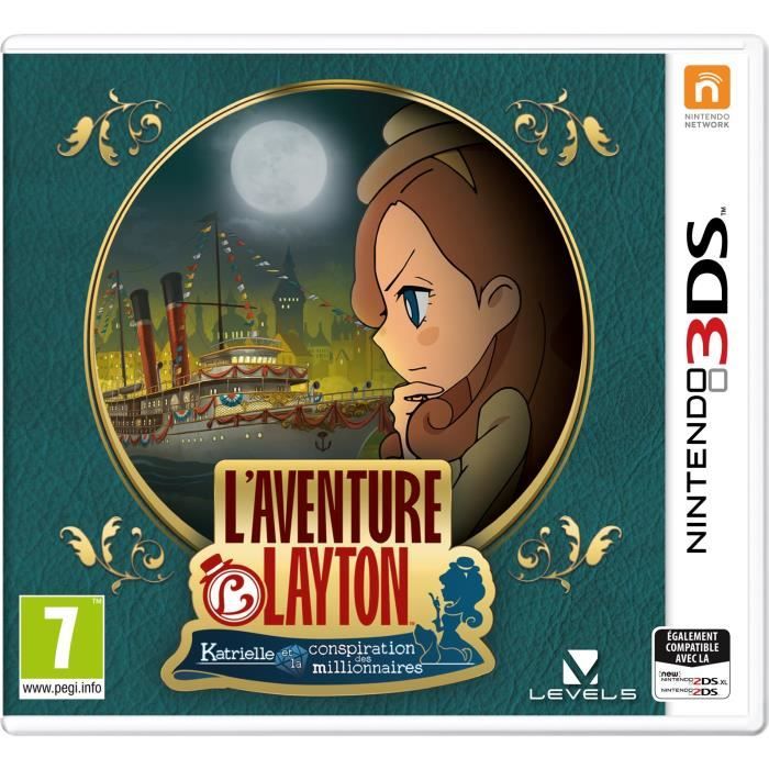 'Aventure Layton : Katrielle et la conspiration des millionnaires Jeu 3DS