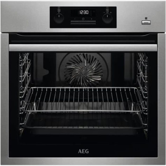 AEG SteamBake BPS351120M Four intégrable niche largeur : 56 cm profondeur : 55 cm hauteur : 59 cm avec système auto-nettoyant…