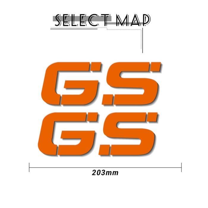 Décoration Véhicule,Pegatinas – autocollants réfléchissants pour moto, autocollants de corps pour casque - Type Reflective Orange
