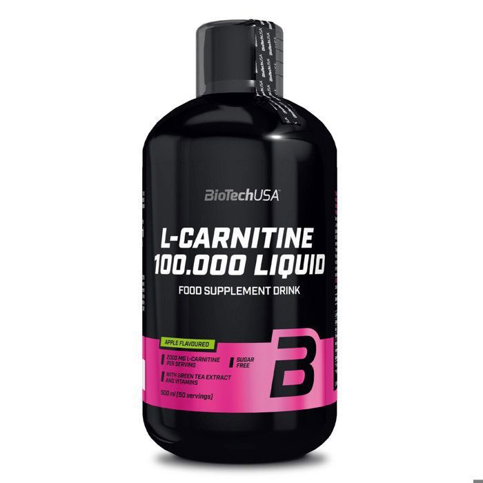 L-Carnitine 100.000 Liquid (500ml) Biotech USA - Pomme