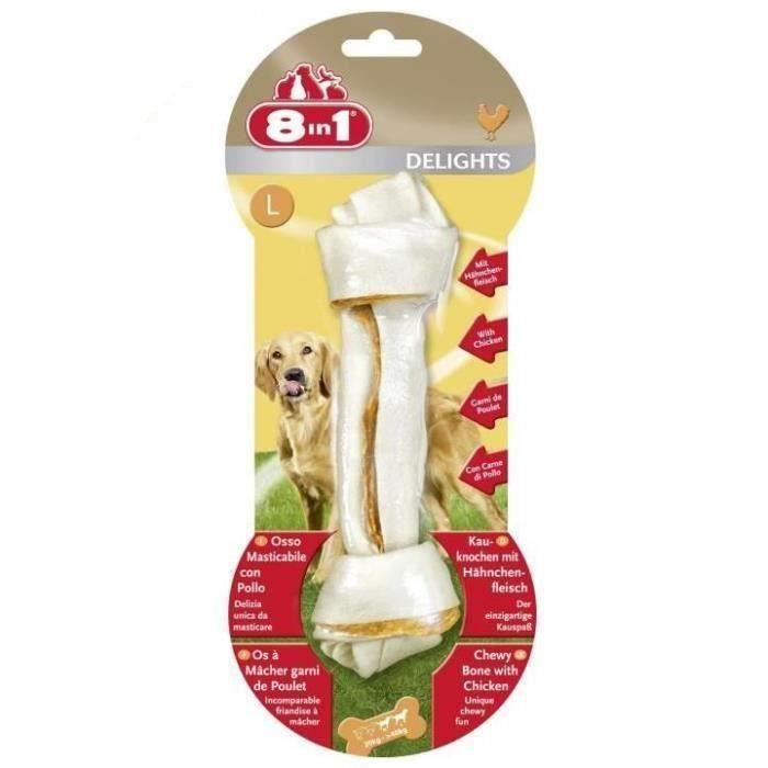 8in1 Delights L Friandise au poulet - Pour chien x 2