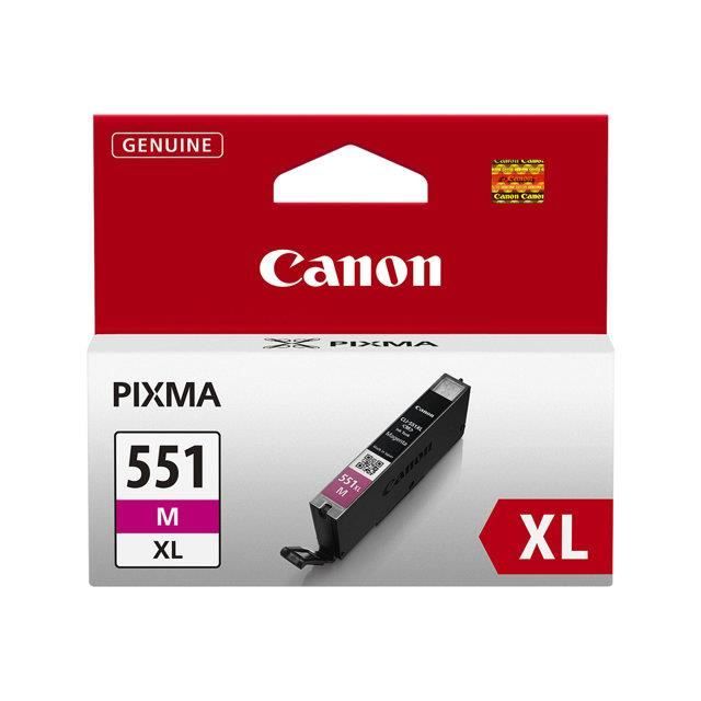CANON Cartouche d encre CLI551XLM magenta haute capacité 680 pages pack de 1 XL