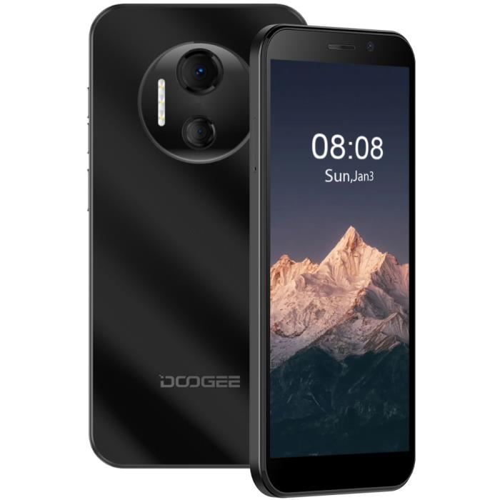 DOOGEE X97 Pro Smartphone 4Go 64Go Android 12 Écran 6.0 pouce Batterie 4200mAh Caméra 12MP NFC 4G portable Téléphone - Noir