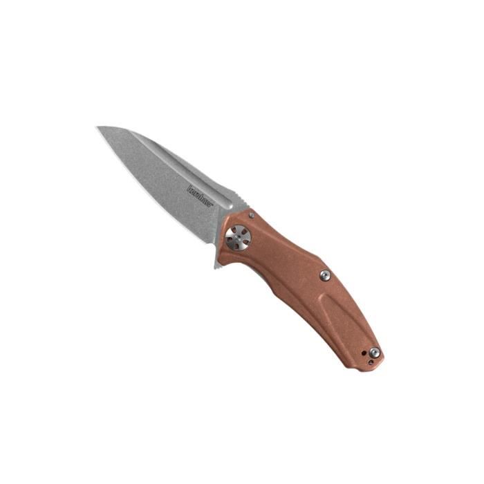 Kershaw Natrix Copper 7006CU Couteau de Poche Pliant - Manche en Cuivre