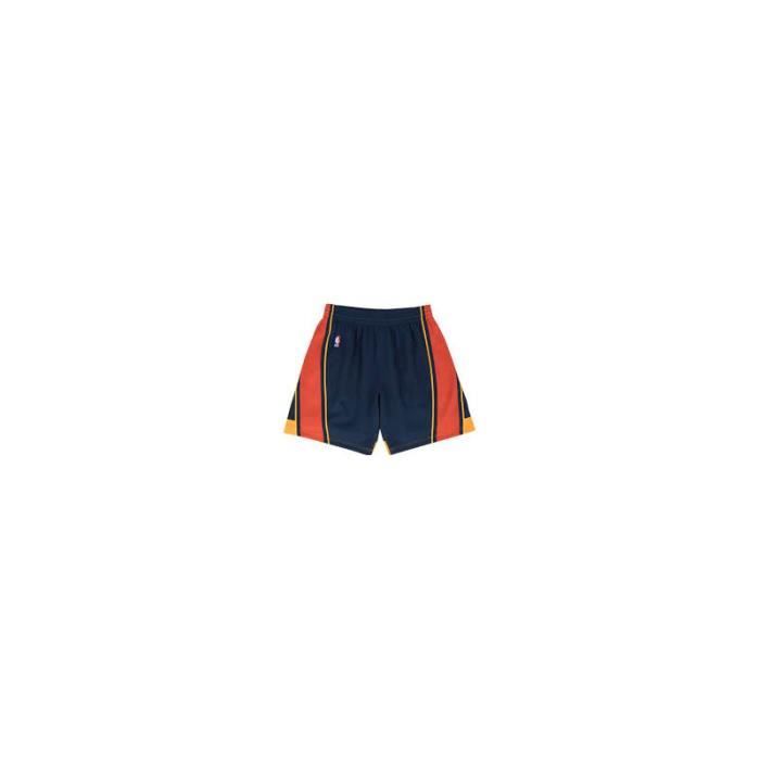 Short NBA Golden State Warriors 2009-10 Mitchell amp Ness Swingman Navy pour Homme