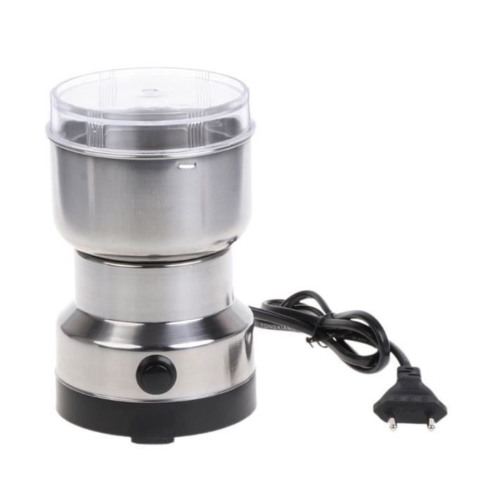 Mouleuse à café Herbes électriques en acier inoxydable - Épices - noix - grains - grincements de grains de café