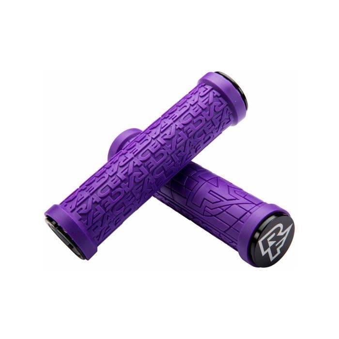 Poignées de Guidon VTT Race Face Lock-On Grippler - 30mm Violet