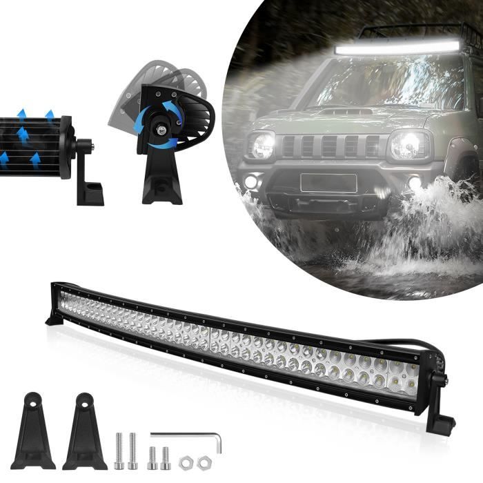 UISEBRT 240W LED Lampes de Travail, Phares Lumière de Brume de Voiture, Barre Lumineuse LED, Feux de Recul pour SUV LKW UTV
