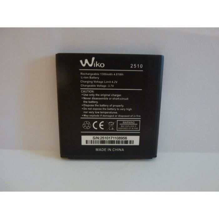 Batterie Wiko 2510 - Batterie D' Origine Wiko