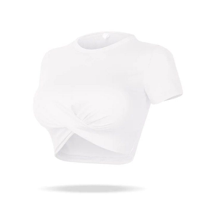 Beuwltpa Haut D'entraînement Pour Femme, Manches Courtes, Léger, Coupe Sèche, Dos En Maille, Coupe Ample