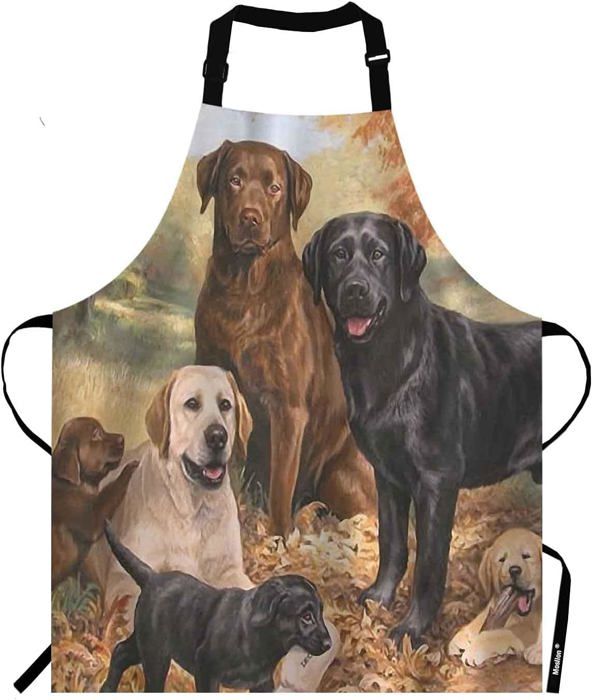 Tablier De Chef Professionnel DLXW - Polyester, Poche, Réglable Homme/Femme | Résistant à L'Eau, Lavable Machine - 10