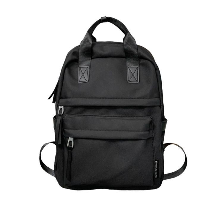 Sac à dos Unisexe Grande capacité 30*12*40cm Adapté aux étudiants Noir