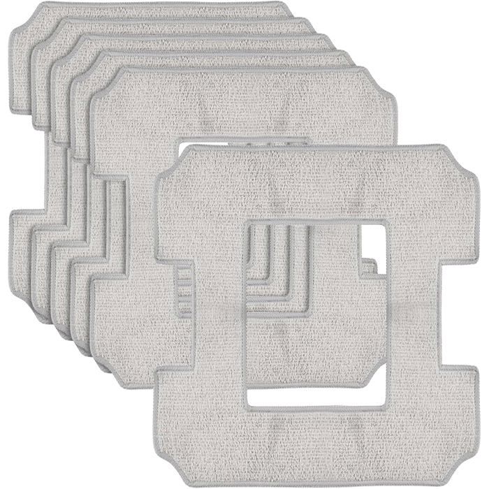 6 Pièces Microfibre Lingette Robot Lave Vitre Lingette de nettoyage