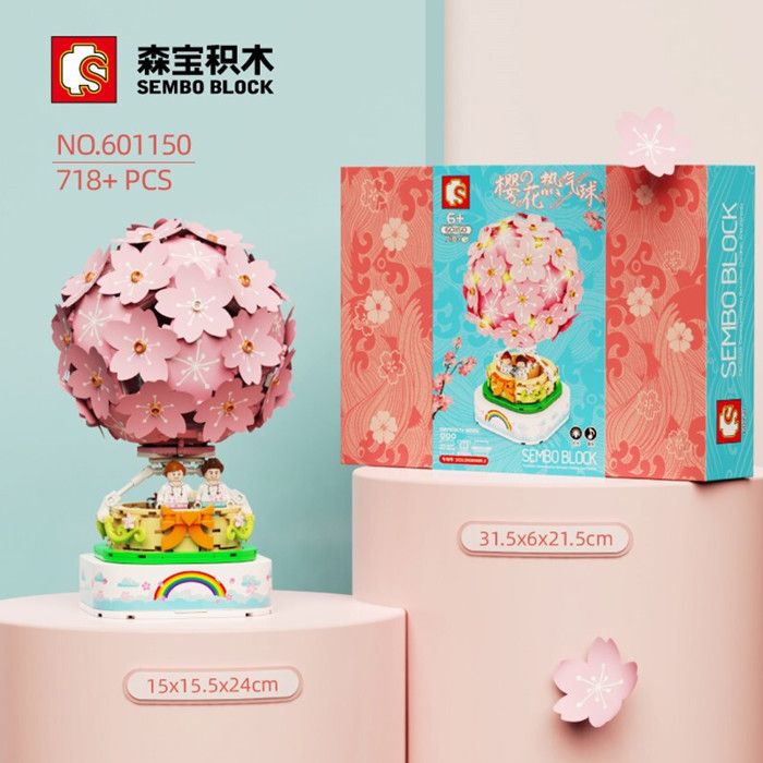 TTYSHIP Kit De Blocs De Construction Bouquet De Fleurs – Tournesols Et Papillons, Décoration Maison En Plastique 19,9x19,1x19 Cm