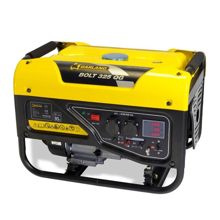 Générateur essence GARLAND BOLT 325QG-V17 - L: 62 cm - l: 45 cm - Jaune