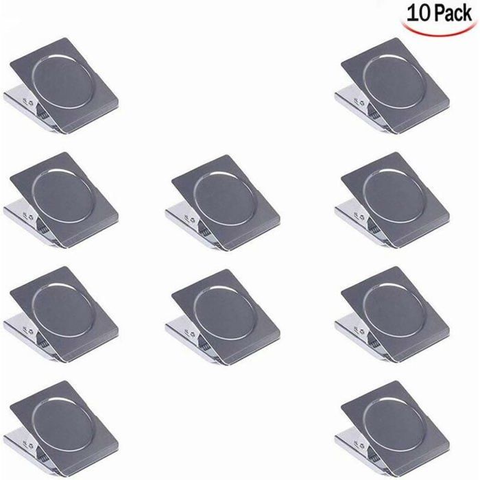 10 Pinces Métalliques Schmalz – Pour Cartes, Badges, étiquettes ID