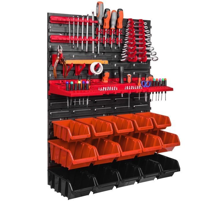 Porte-Outils Mural Atelier Botle - Support Plastique Robuste Pour Outils