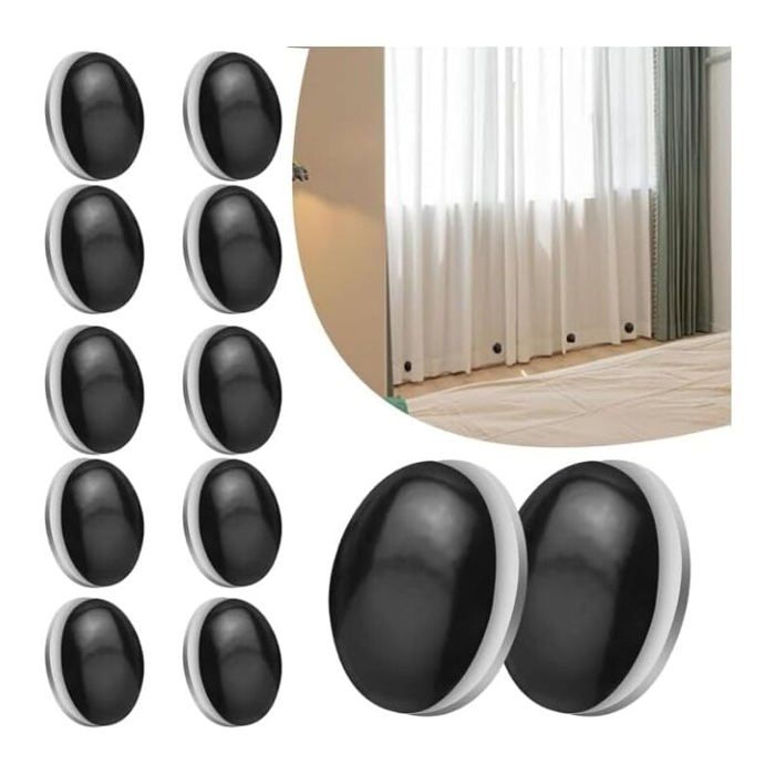 Lot de 12 Aimant Rideau de Douche Bande de Plomb pour Rideaux Embrasse pour Rideaux Poids Rideau Douche Accessoires de Rideau de