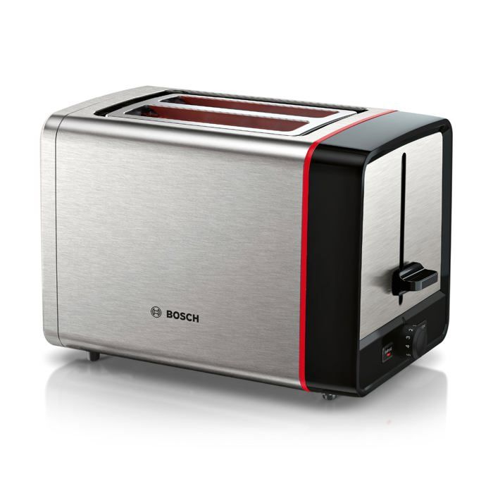 Grille pain toaster compact Bosch MyMoment Inox - vue 2