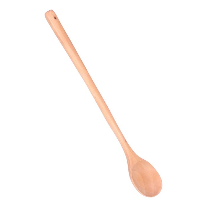 Cuillère en Bois Cuillère de Service en Bois à Texture Exquise à Long Manche pour Cuisines et Restaurants