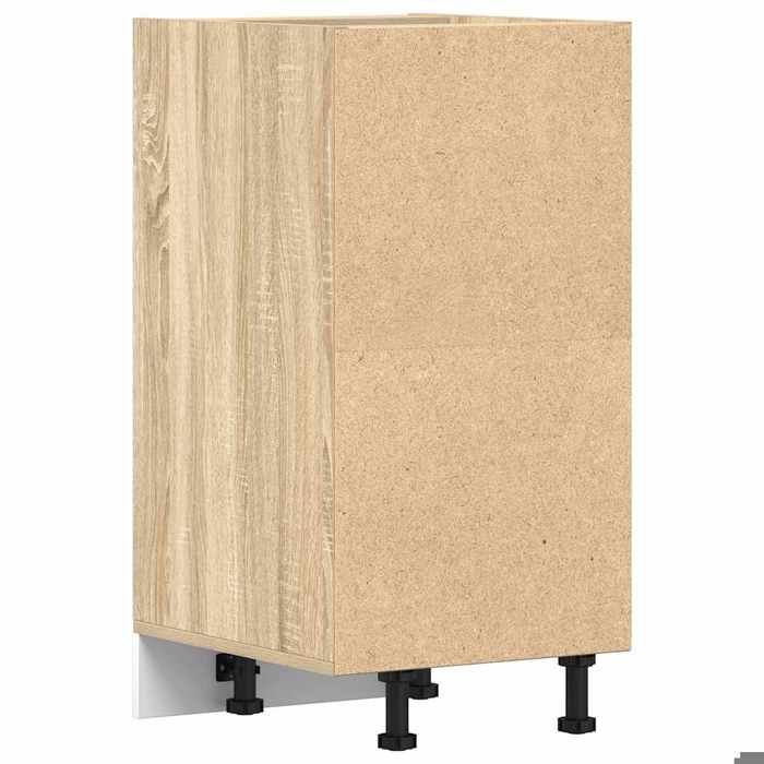 Moderne Cabinet de cuisine SWEETY Meuble bas Riga Chêne Sonoma 40x445x815 cm bois dingénierie BB35