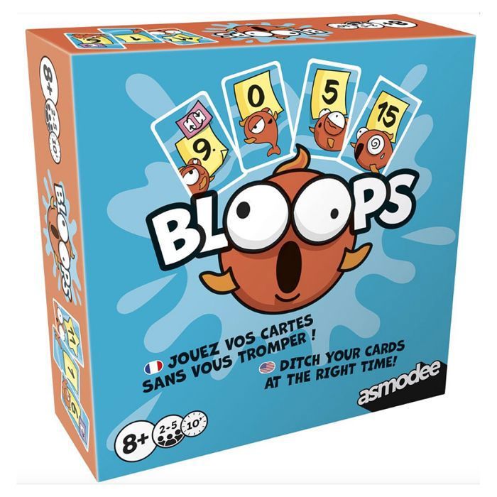 Zygomatic Jeu de cartes - Bloops - Jeu de mémoire fun et rapide - Dès 8 ans - 2 à 5 joueurs - Format compact