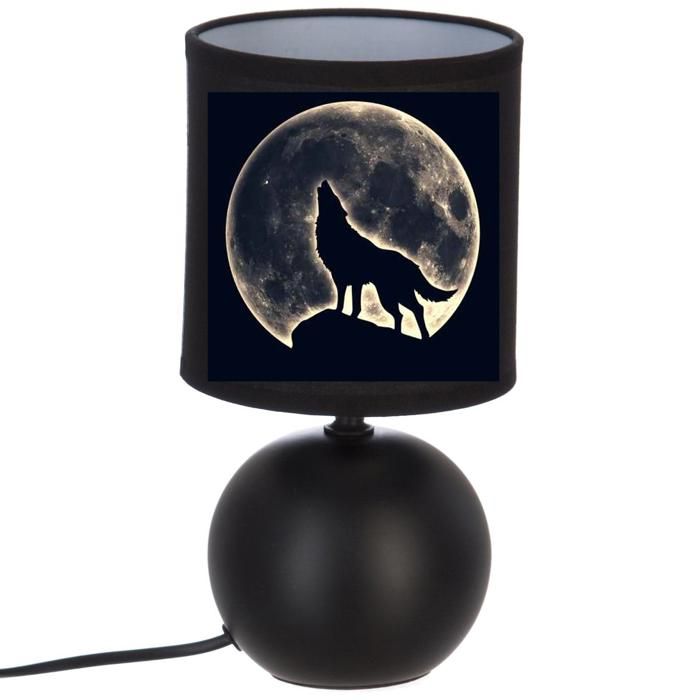 l idee all lampe de chevet noir loup or