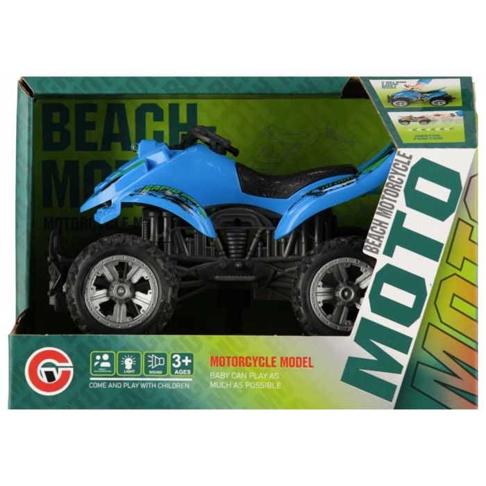 Jouet quad - quad - Rétrofriction - Effets son et lumière - Transmission 4x4