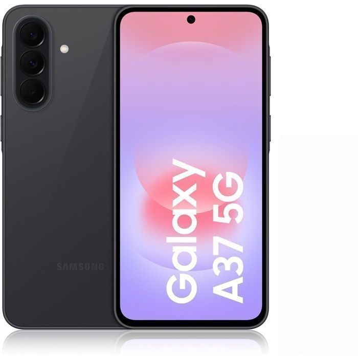 Samsung Galaxy A37 5G 8Go RAM 256Go - Smartphone 5G - Super AMOLED 67 120Hz -IP68 - Double SIM - Graphite