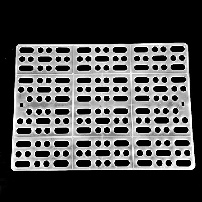 SALUTUYA tapis de cage à lapin facile à nettoyer Tapis de cage à lapin Durable facile à nettoyer nid pour animalerie jouet