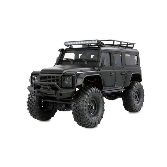 Amewi - 22725 - AMXRock Mini-D90 Scale Crawler 4WD 1:16 RTR Noir avec télécommande Batterie câble de Charge