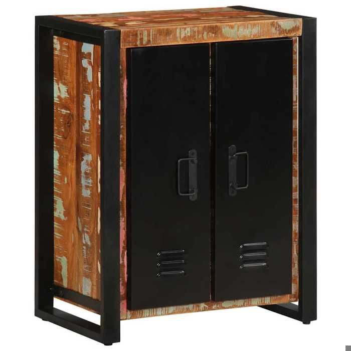 vidaXL Meuble rangement - Buffet multicolore 55x35x70 cm bois massif récupération poisd:25.7kg &1147