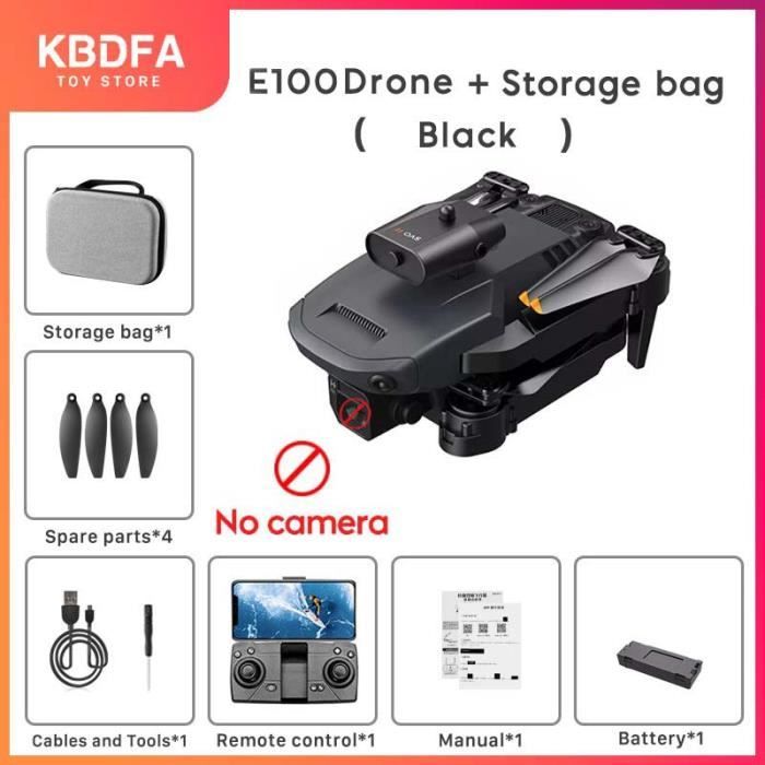 Pas de C-Noir-1B-K750FA Mini importateur professionnel E100 avec caméra HD  4K, évitement'obstacles, quadrirot - Cdiscount Jeux - Jouets